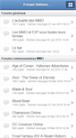 Mobile Screenshot of forum.univers-virtuels.net